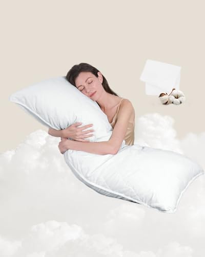 ZonLi Body Pillow for Adults Memory Foam with Removable Cotton Cover