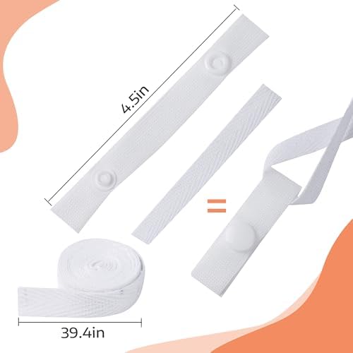 Varpotle Duvet Clips Kit 8pcs White Thread Fasteners