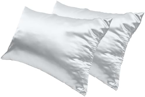 2pcs Solid Color Polyester Pillowcases