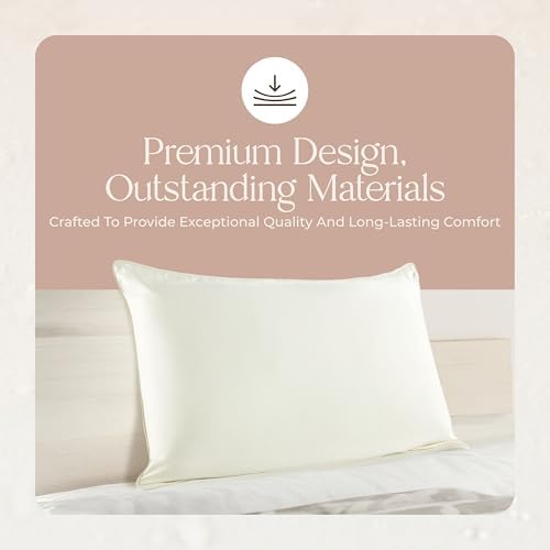 Organic Cotton Pillow Protectors - 2 Pack GOTS Certified