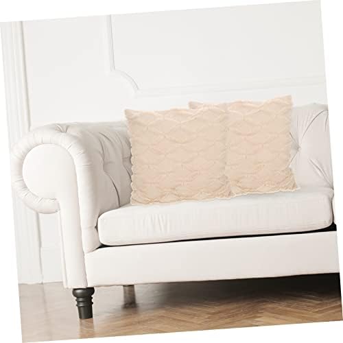 2pcs Decorative Throw Pillow Covers for Sofa and Bed
