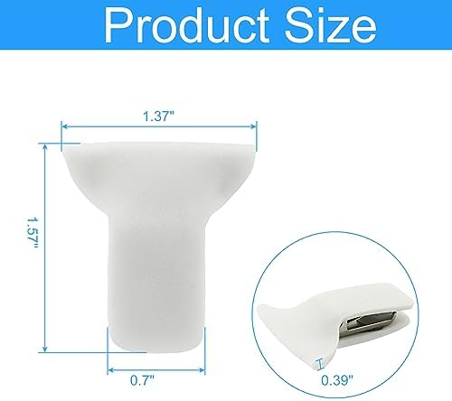 Hitefu 24PCS Duvet Clips White Padded Comforter Clips for Bedding