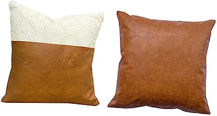 PRETYZOOM 2pcs Nordic Style Tassel Pillow Covers