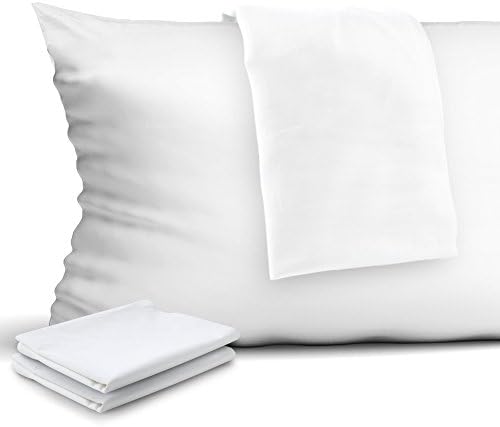 CAROMIO 4-Pack Zippered Pillow Protectors 1