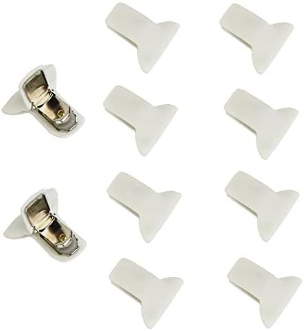 10 Pack Padded Duvet Clips for Comforter Securement