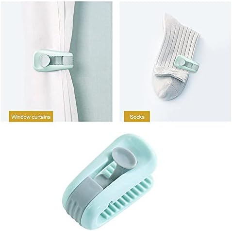6 Pcs Plastic Quilt Holder Clips for Quilts Curtains Purple
