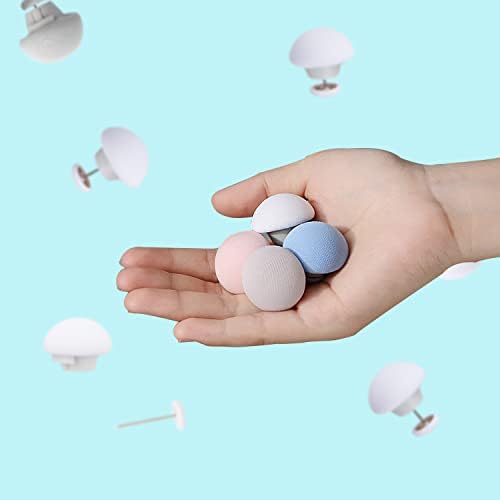 Resdenio Duvet Clips with One-Key Unlock 8 Pieces Grey Mushroom Quilt Holder