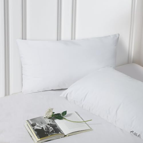 Waterproof Pillow Protectors Set of 2 with Zipper