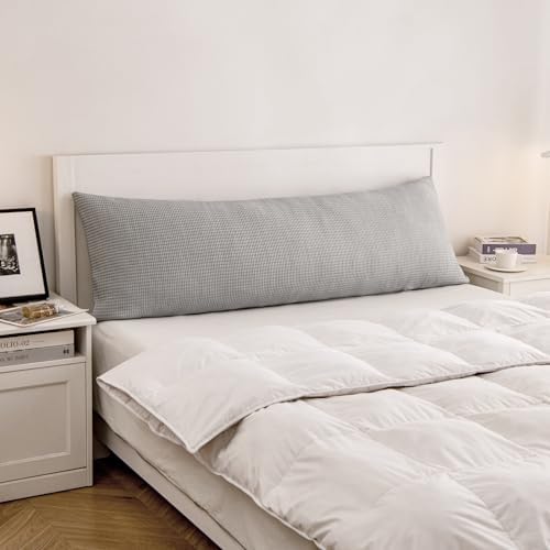 MIULEE 20x60 Memory Foam Body Pillow with Cooling Waffle Fabric 1
