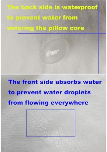 MOONVAN Waterproof Pillow Protectors 4 Pack with Zipper