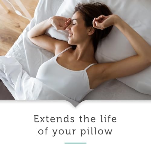 Aller-Ease Hypoallergenic Pillow Protectors Pack of 2 White