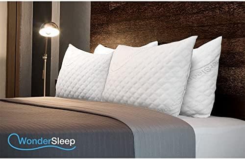 WonderSleep Adjustable Loft-Shredded Memory Foam Pillow Set of 2