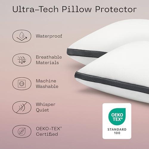 Coop Home Goods Ultra-Tech Pillow Protector Set of 2