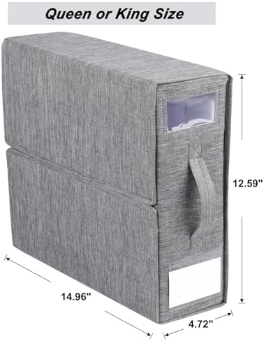 Weensmeil Bed Sheet Organizer 2 Pack - King or Queen Size