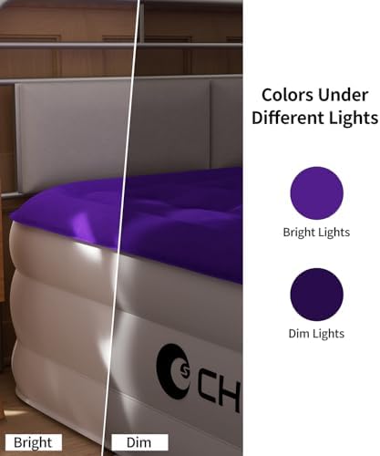 CHILLSUN Queen Air Mattress with Built in Pump