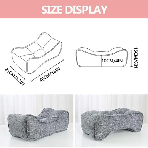 SPeesy Lumbar Support Pillow for Car and Office Chair Orange