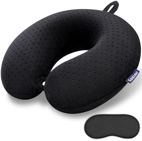 Gosider Velvet Memory Foam Travel Neck Pillow