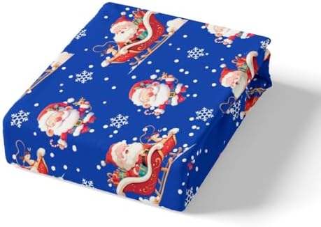Castle Fairy Merry Christmas Twin Sheet Set