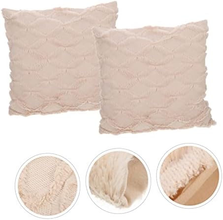 2pcs Decorative Throw Pillow Covers for Sofa and Bed