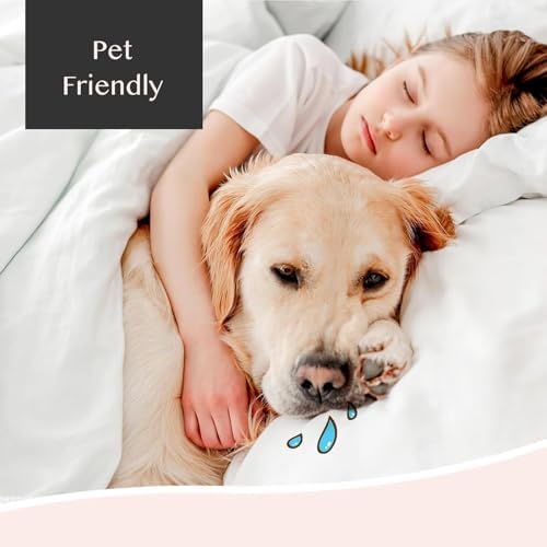 FAUNNA Waterproof Pillow Protector 4 Pack Queen Size