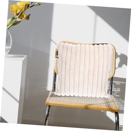 OUNONA Square Throw Pillow Cover Double Sided Cushion Case for Sofa 1