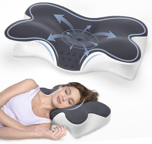Jpoht Neck Pillow for Pain Relief and Sleep Comfort