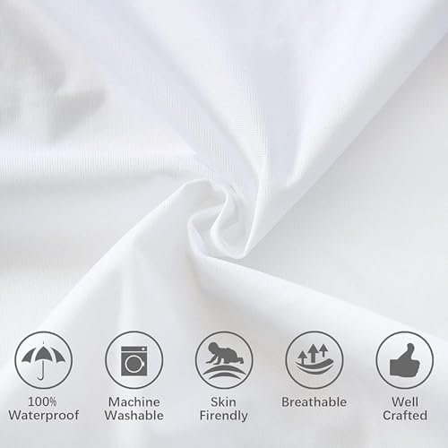 Nokolulu Waterproof Pillow Protector - 20x28 Queen Size