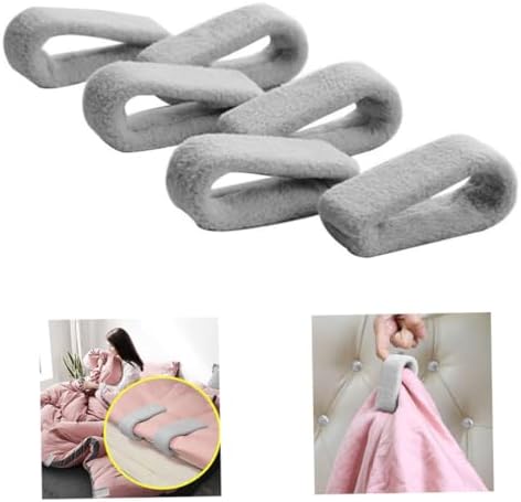 Hbbgdiy Bed Sheet Holder 6PCS Fitted Sheet Clips No Pins