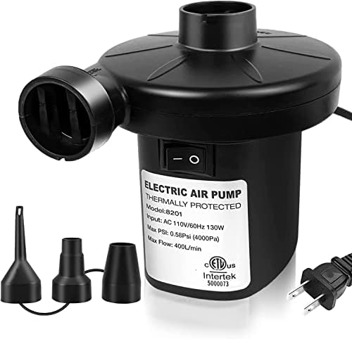 ONG NAMO 130W Electric Air Pump with 3 Nozzles
