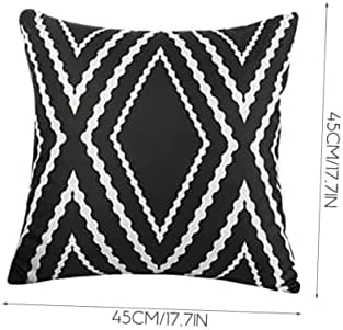 PRETYZOOM Waterproof Pillowcase 45x45cm Geometric Design