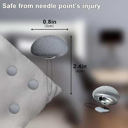 CENTOLLA Duvet Cover Clips Pin-Less 16-Piece Light Safe