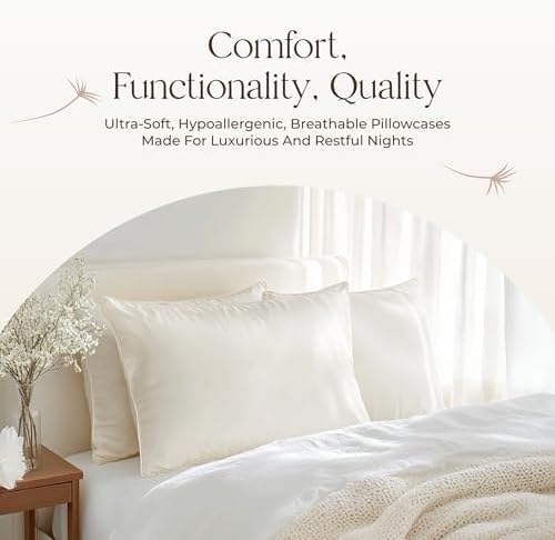 Organic Cotton Pillow Protectors - 2 Pack GOTS Certified