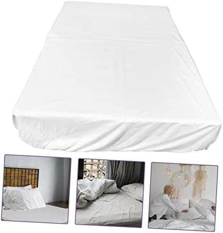 CRILSTYLEO Queen Mattress Protector Cotton Fitted Sheet Elastic Design