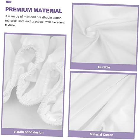 CRILSTYLEO Queen Mattress Protector Cotton Fitted Sheet Elastic Design