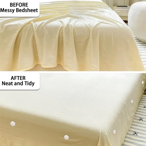 BADAO Bed Sheet Holder Clips 8PCS Secure Durable