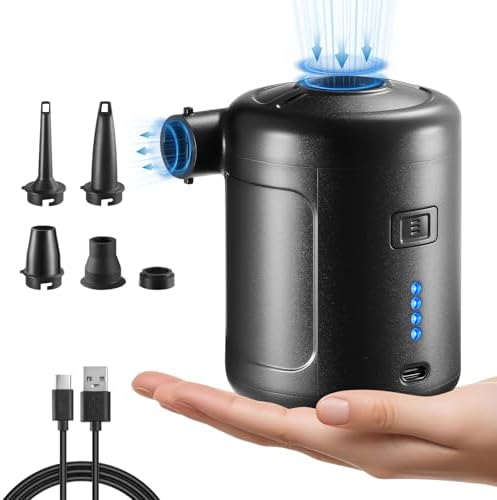 NIBBaNACAL Portable Air Pump with 6000mAh Battery