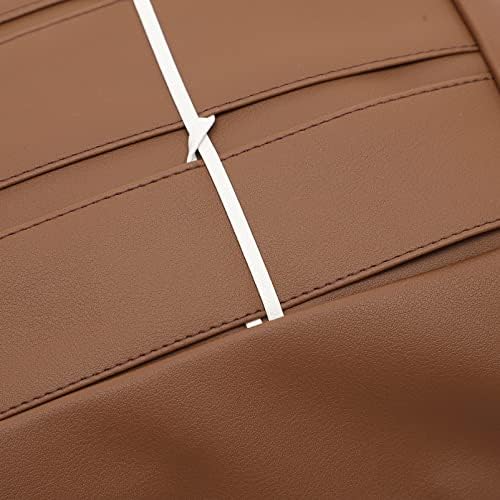 Beavorty Nordic Style PU Leather Throw Pillow Cover