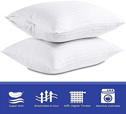Precoco 100 Cotton Zippered Pillow Protector 20x26in