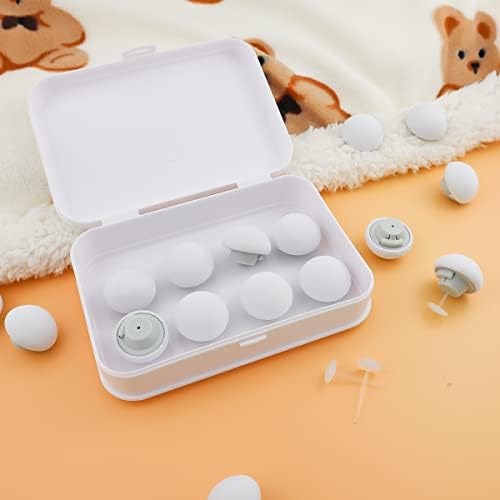LEEFONE 16 Pcs Duvet Clips with Safety Pins White