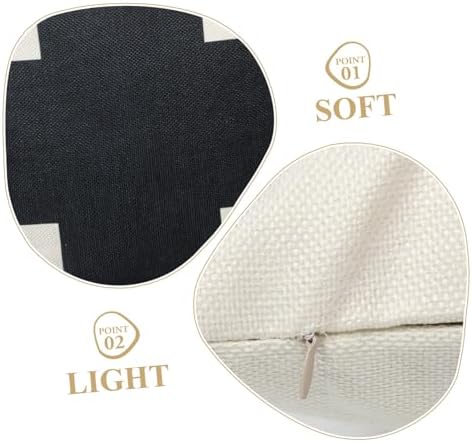 PRETYZOOM Square Cross Pattern Zippered Pillowcase