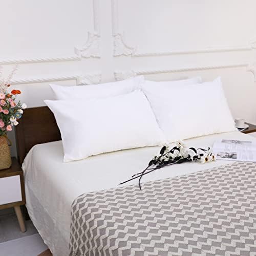NTBAY 4 Pack Waterproof Pillow Protectors 20x26 Inches