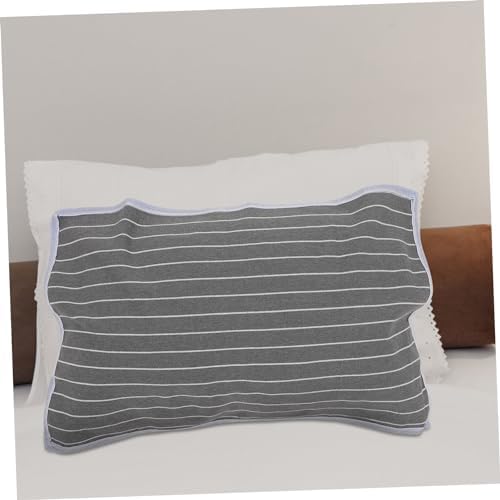 VOSAREA 2pcs Pillow Protectors Zipper Breathable Pillow Covers