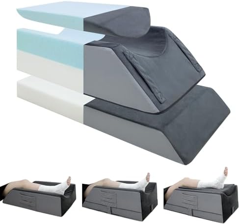 Kehangte 4-Height Adjustable Leg Elevation Pillow