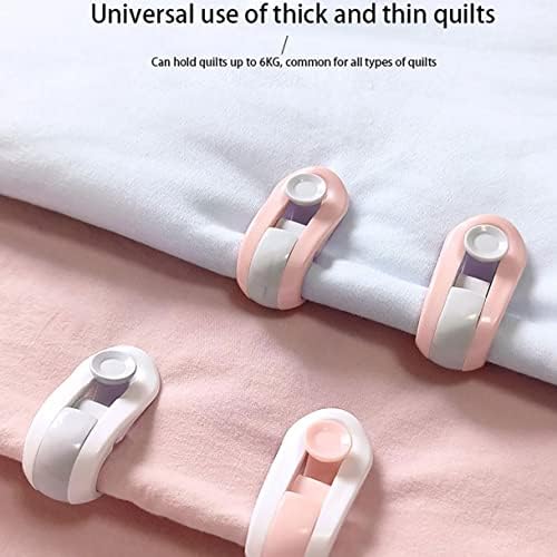 8-Piece Purple Quilt Clip with Anti-Slip Design