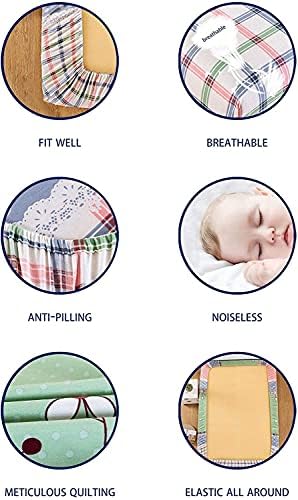 Manfei Figure Skating Fitted Sheet Set Queen Size