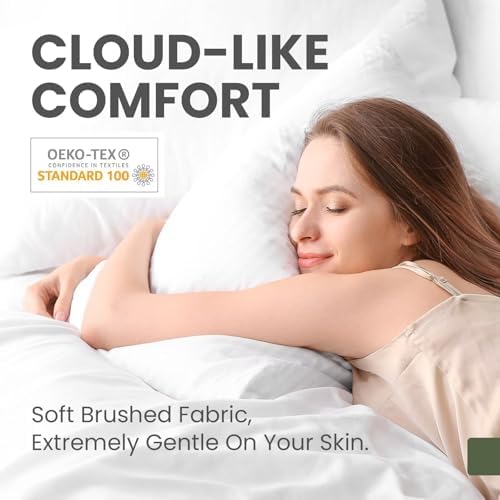 Fairpeak 4 Pack Standard 20x26 Pillow Protectors with Zipper