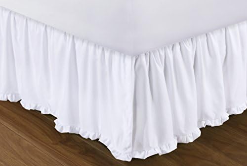 Greenland Home Sasha Bed Skirt White King