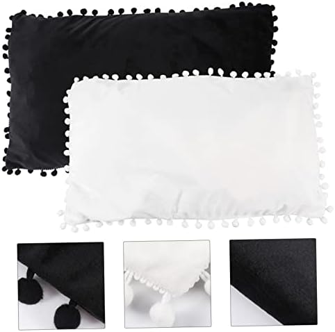 PRETYZOOM Rectangular Pillow Case Soft Pillow Cover Protector
