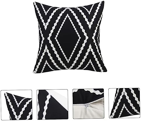 Zerodeko Geometric Plush Pillow Cover