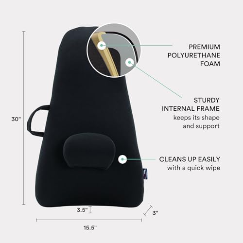 ObusForme Highback Backrest Support - Extra Tall Padded Cushion